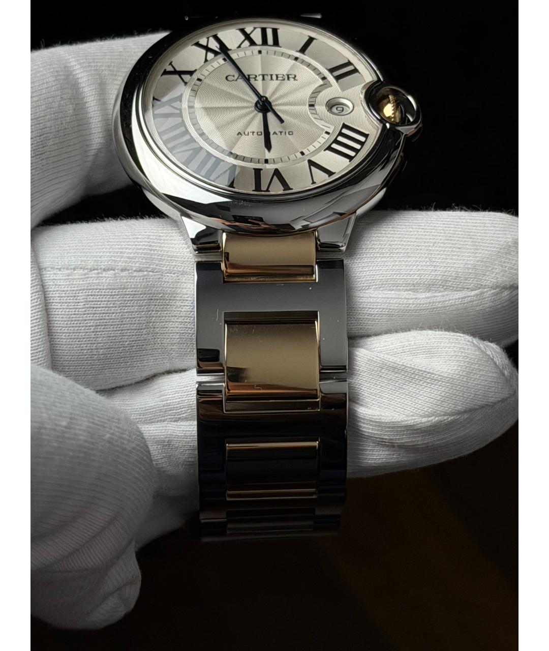 CARTIER Серебряные часы из желтого золота, фото 6