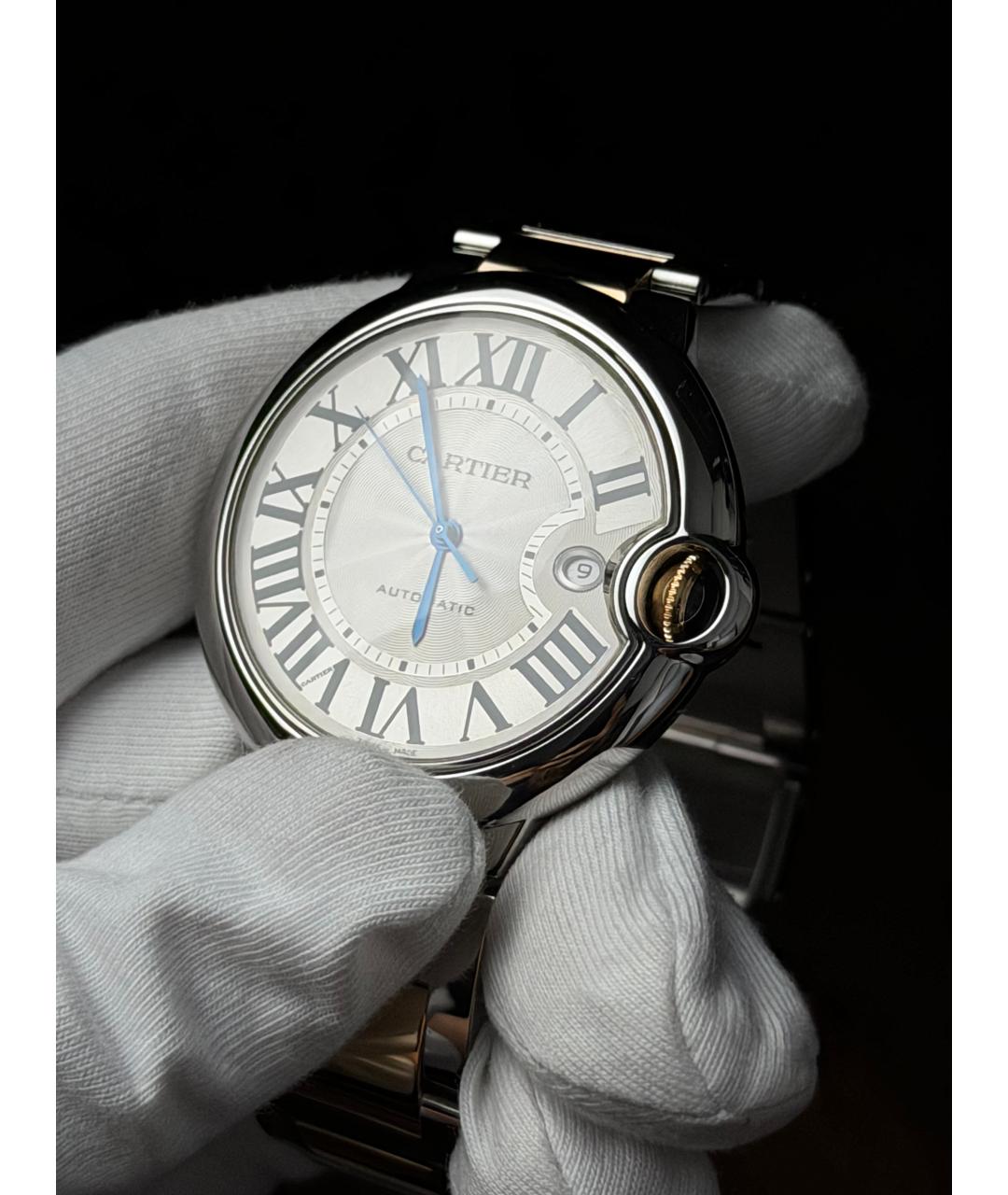 CARTIER Серебряные часы из желтого золота, фото 3