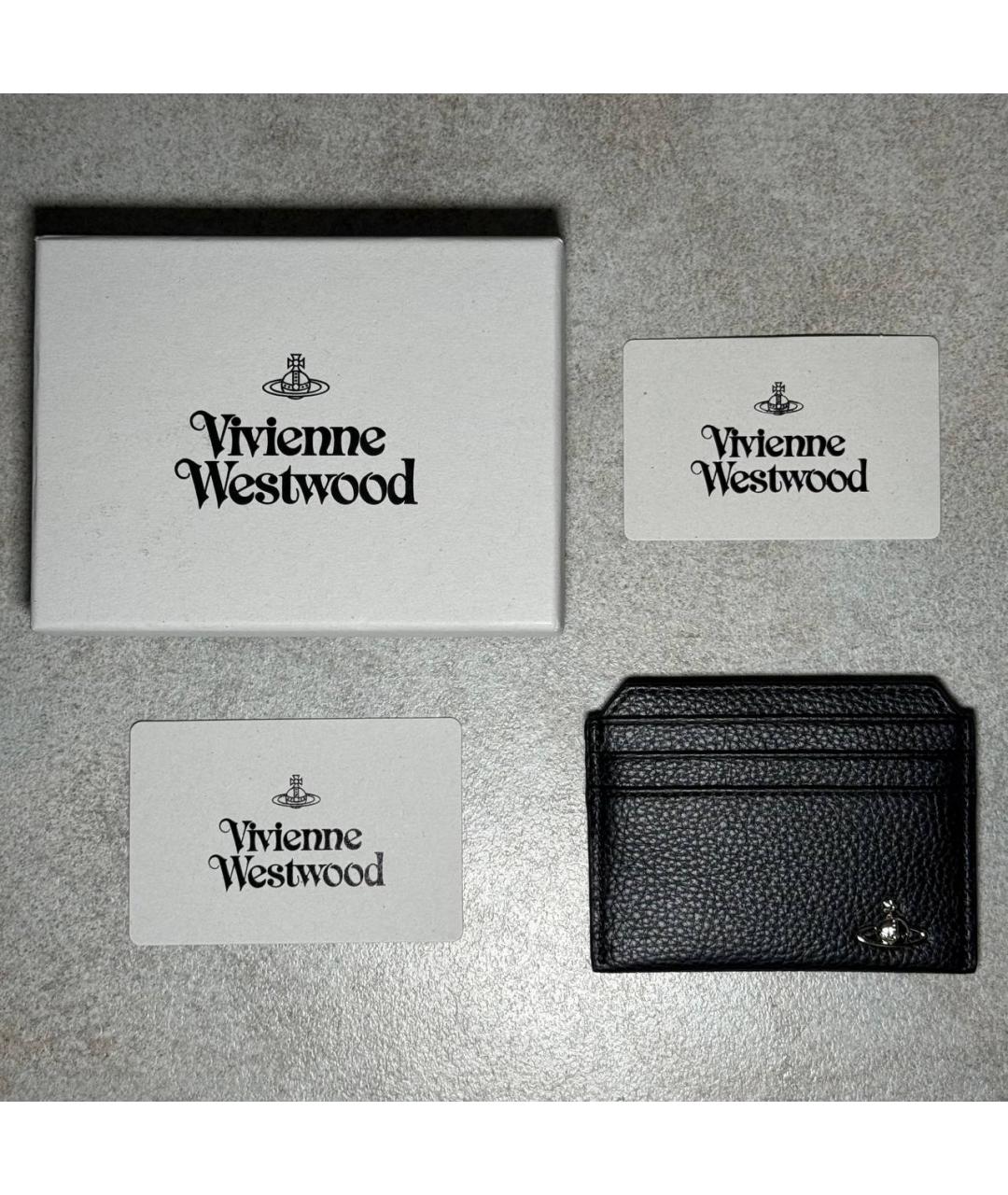 VIVIENNE WESTWOOD Черный кардхолдер, фото 4