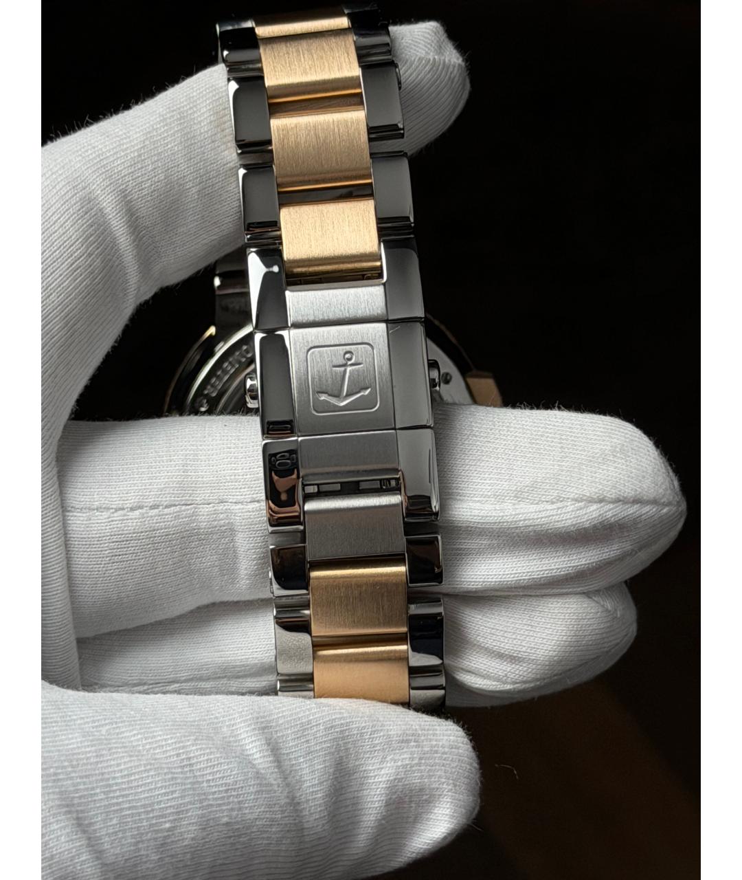 Ulysse Nardin Белые часы из желтого золота, фото 9