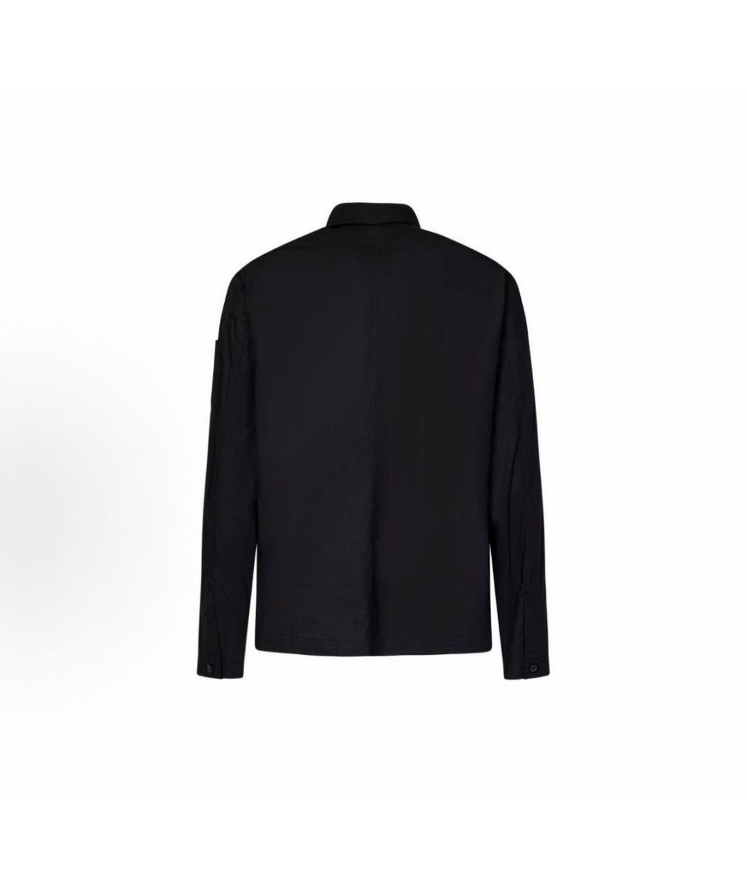 CP COMPANY Черная хлопковая кэжуал рубашка, фото 2