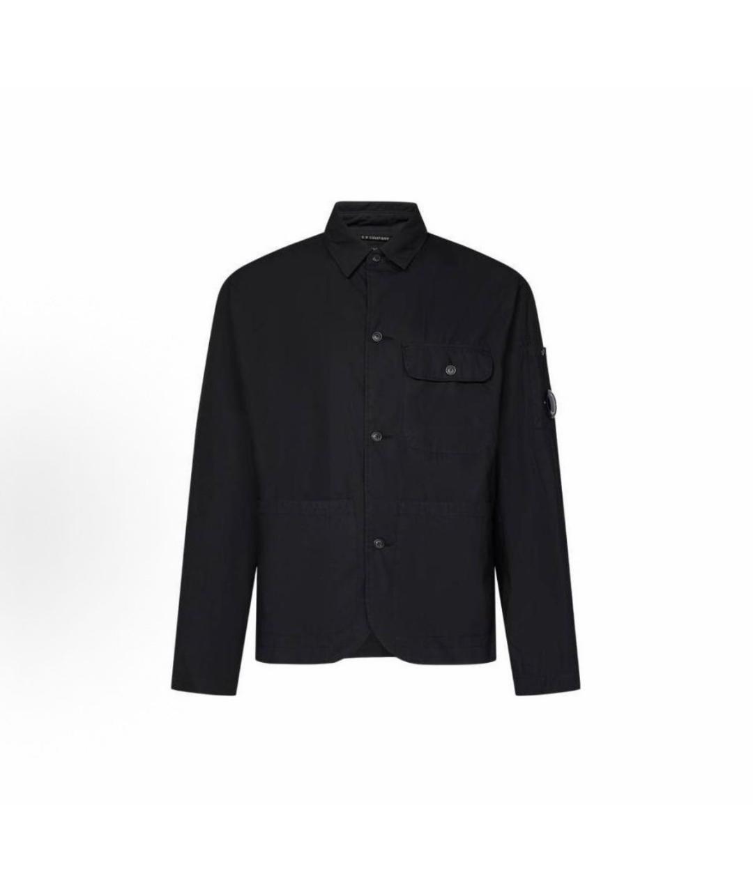 CP COMPANY Черная хлопковая кэжуал рубашка, фото 8
