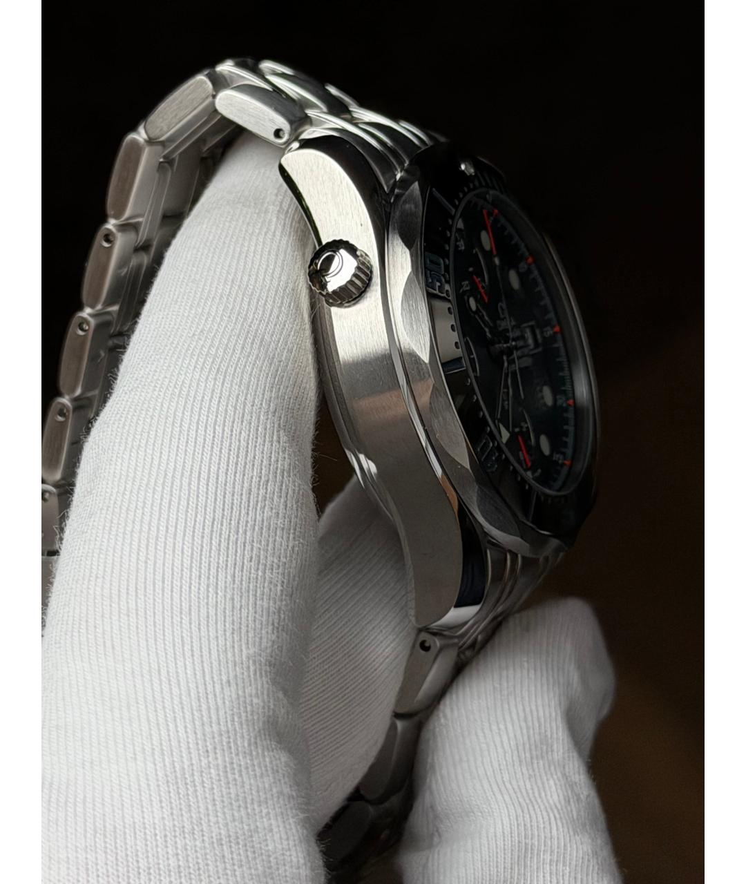 OMEGA Темно-синие часы, фото 5