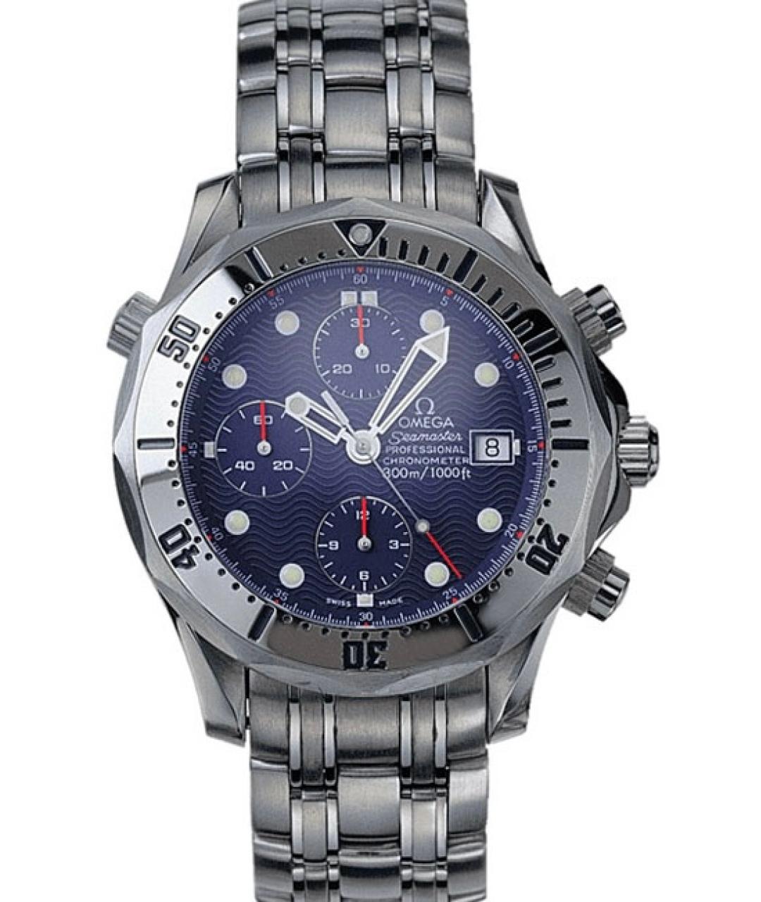 OMEGA Темно-синие часы, фото 10