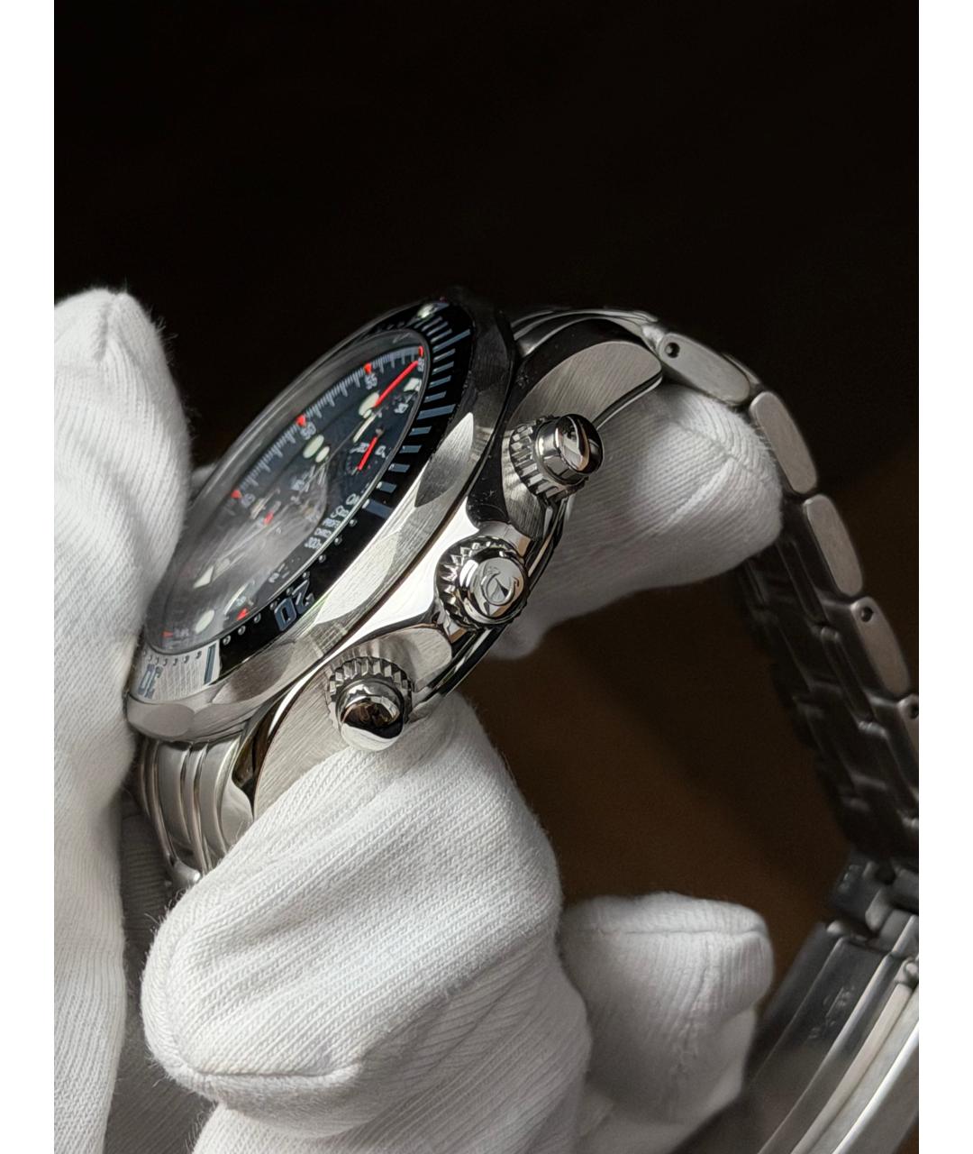 OMEGA Темно-синие часы, фото 4