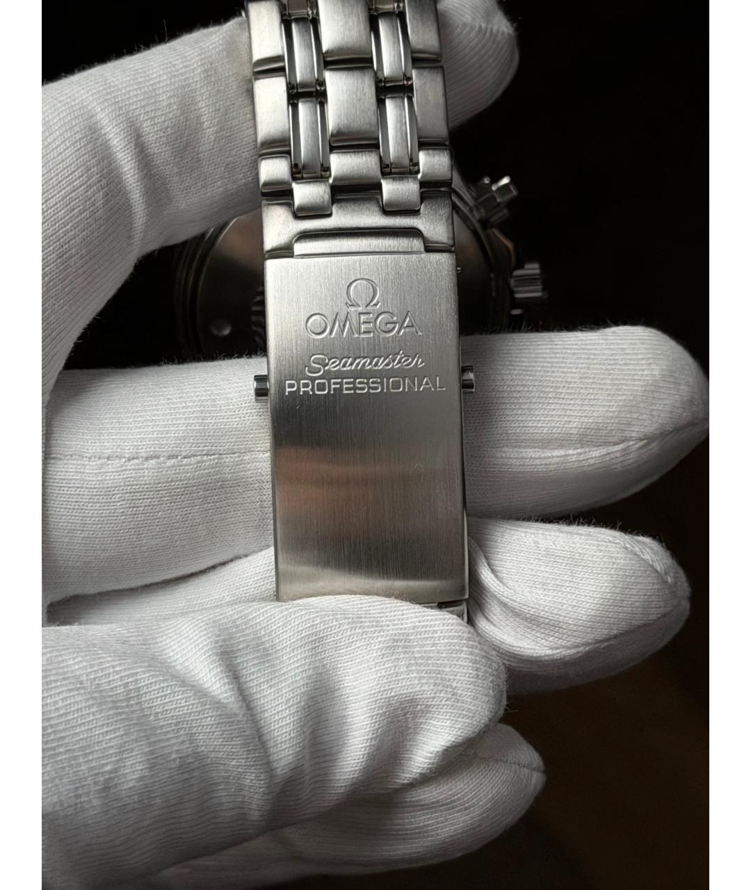 OMEGA Темно-синие часы, фото 9