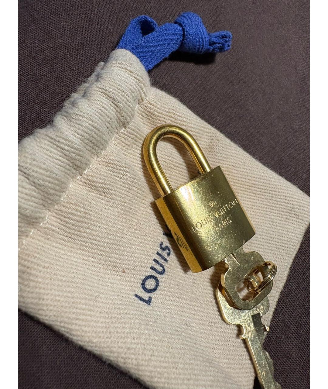 LOUIS VUITTON Коричневая канва сумка с короткими ручками, фото 6