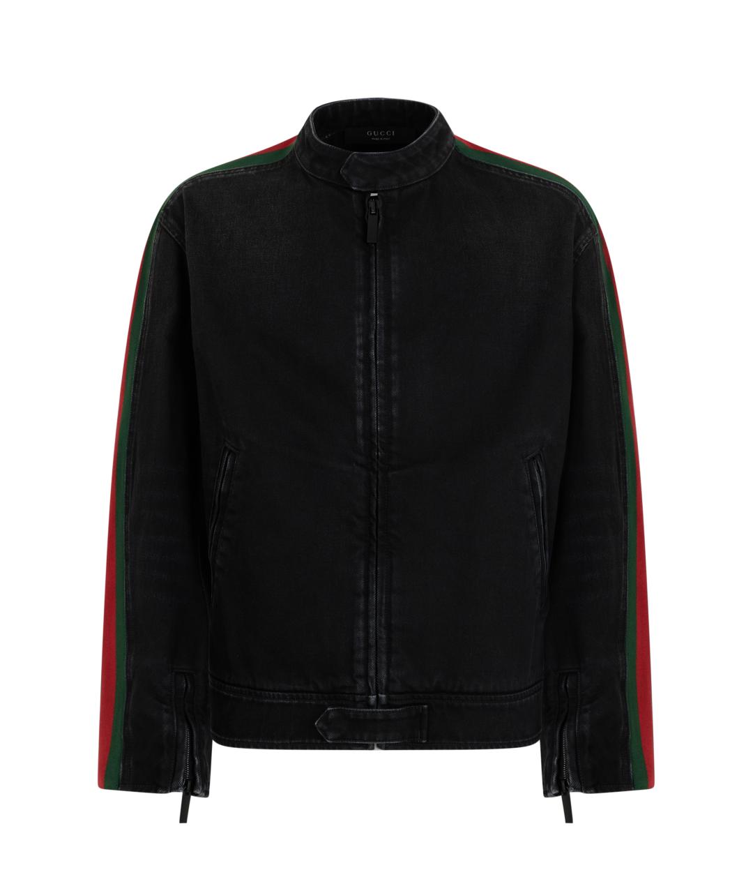 GUCCI Черная хлопковая куртка, фото 1