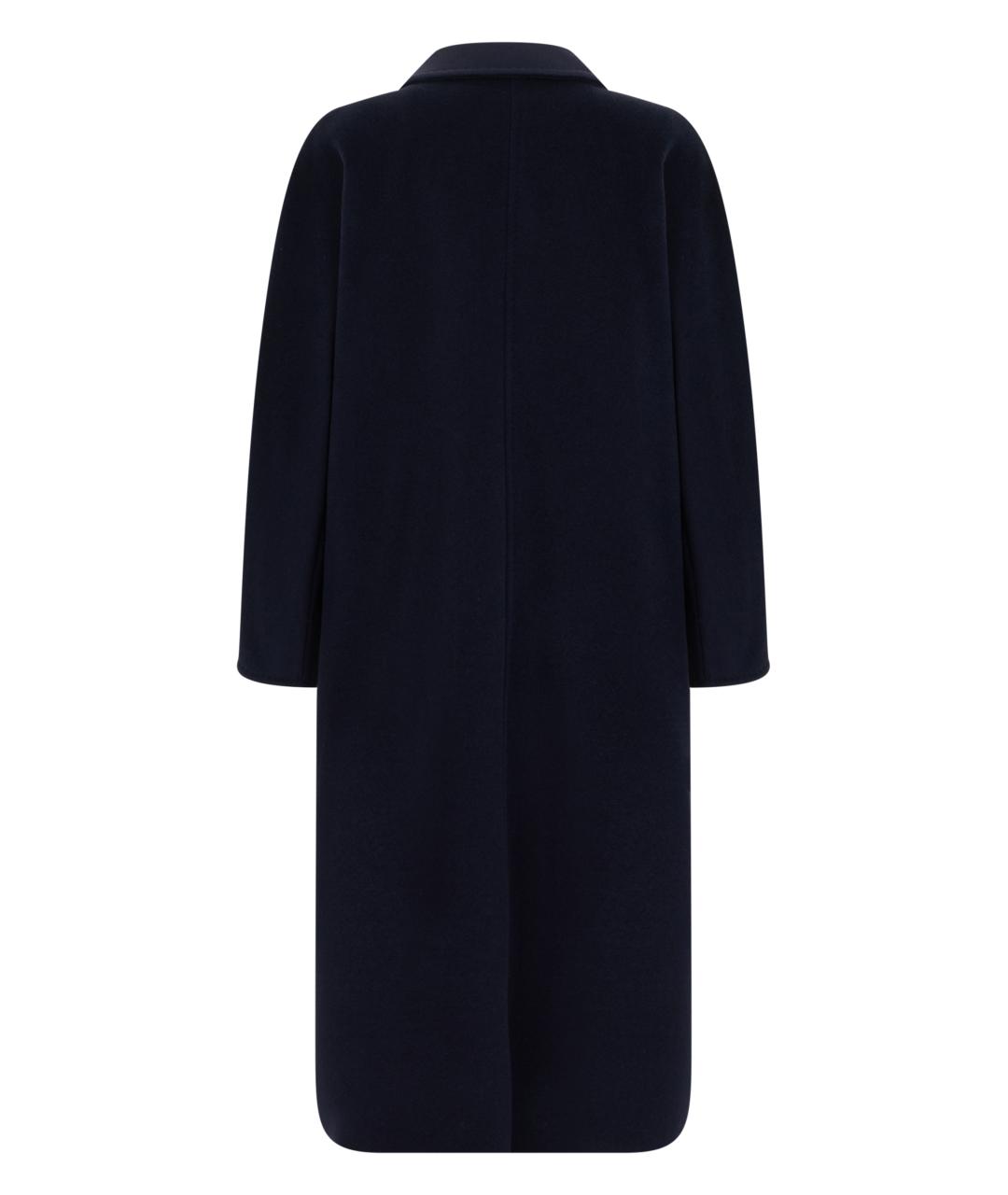 MAX MARA Синее шерстяное пальто, фото 2