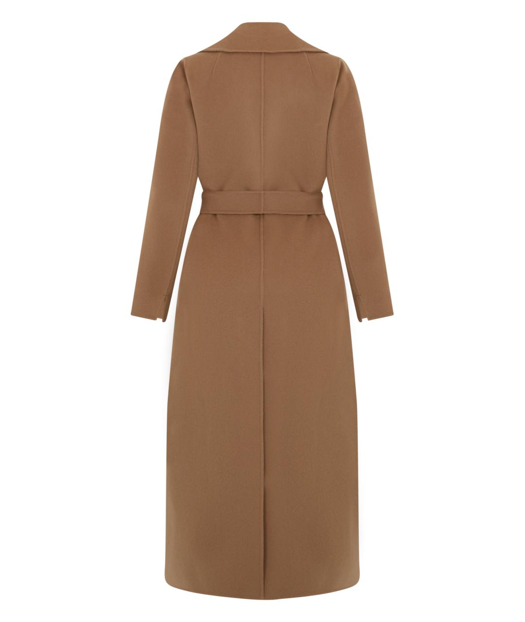 'S MAX MARA Бежевое шерстяное пальто, фото 2
