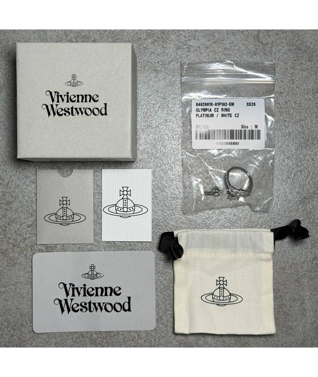 VIVIENNE WESTWOOD Серебряное серебряное кольцо, фото 3