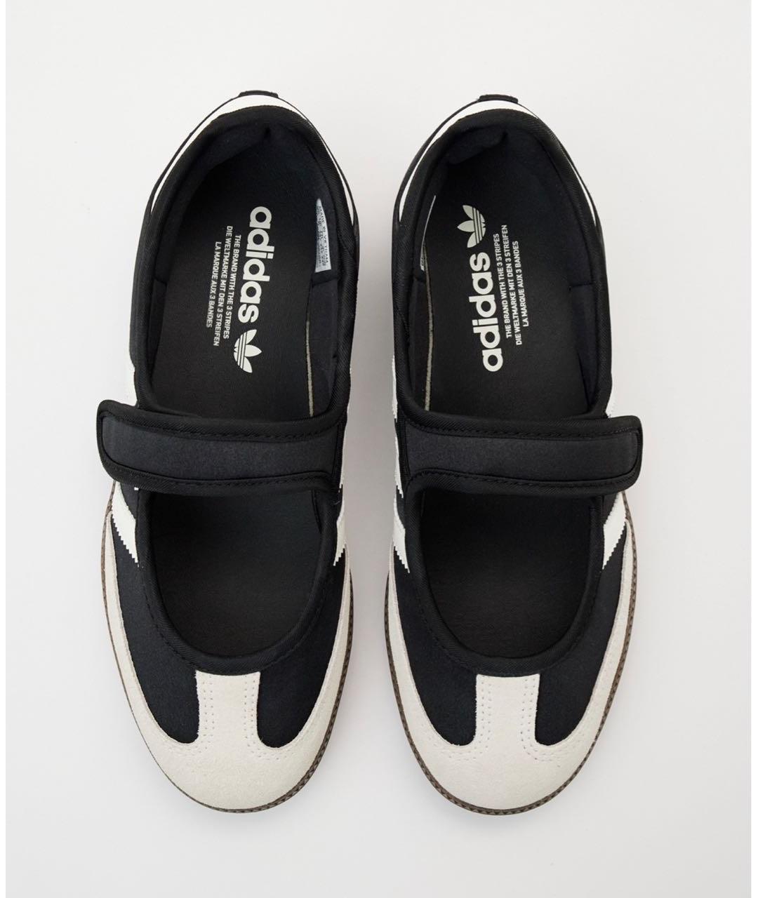 ADIDAS Черные текстильные балетки, фото 2