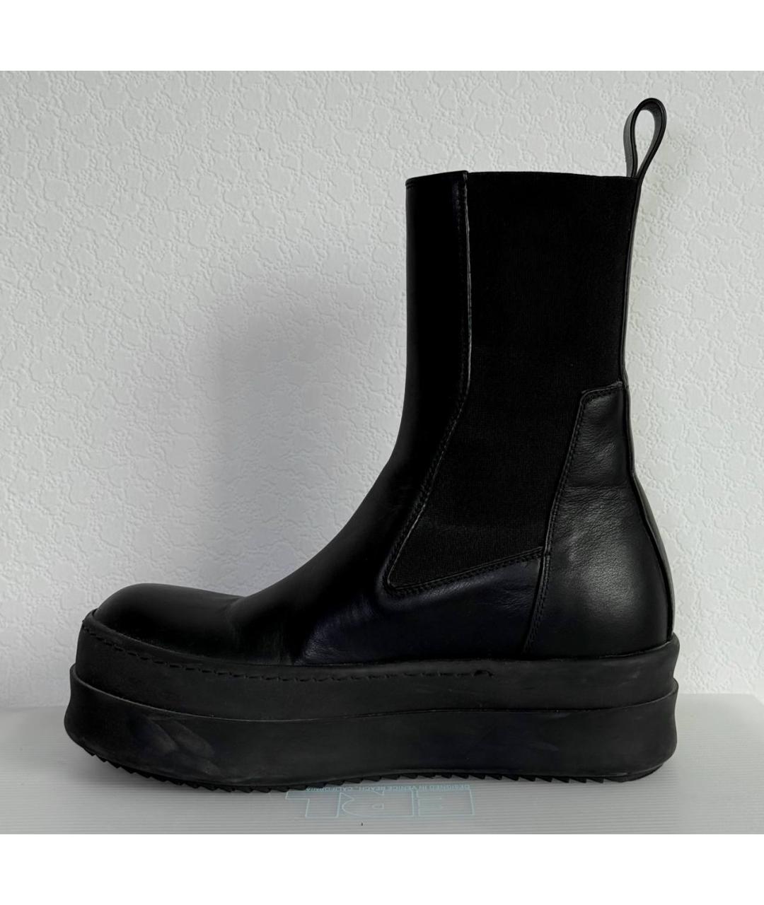RICK OWENS Черные ботинки, фото 4