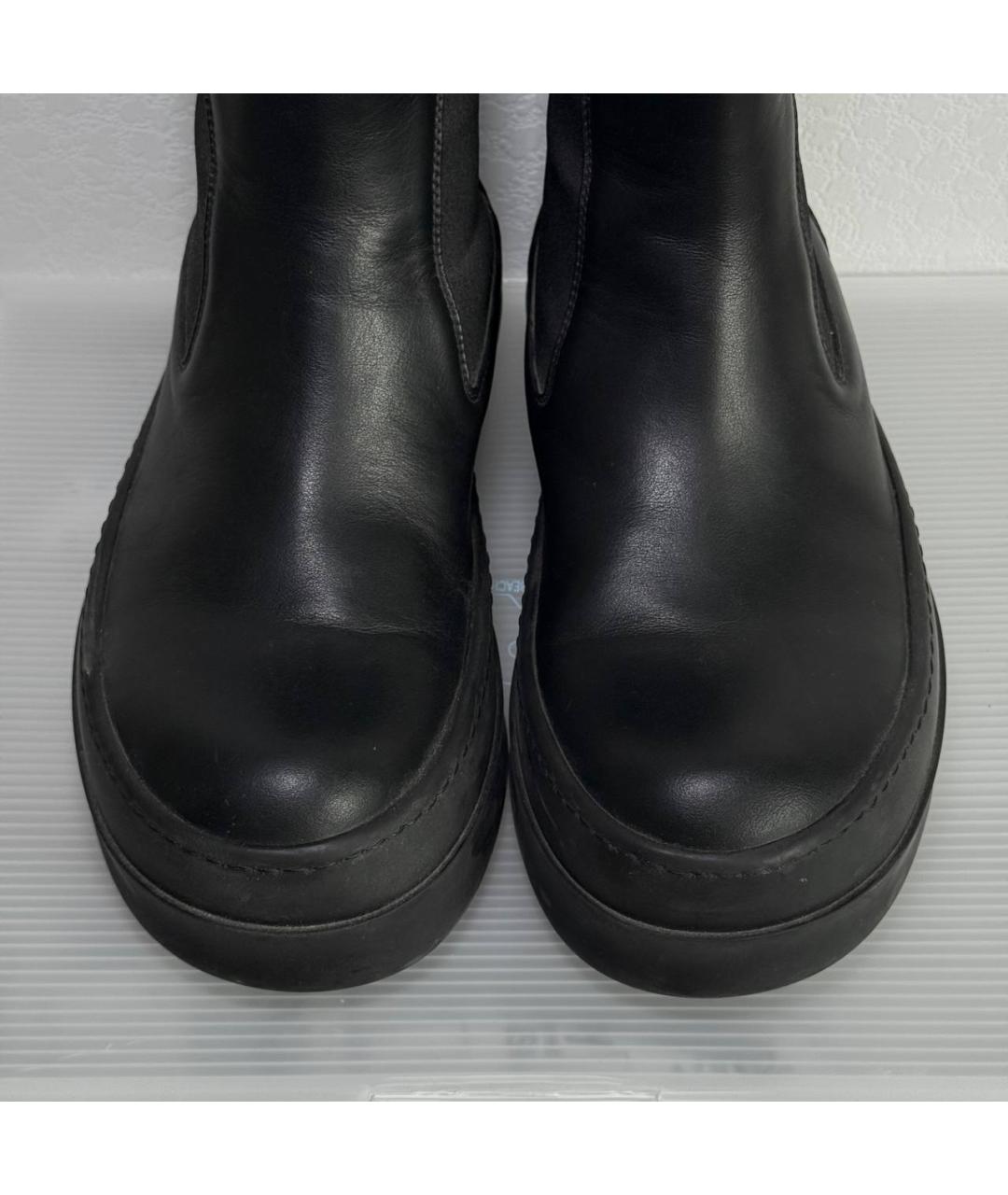 RICK OWENS Черные ботинки, фото 7