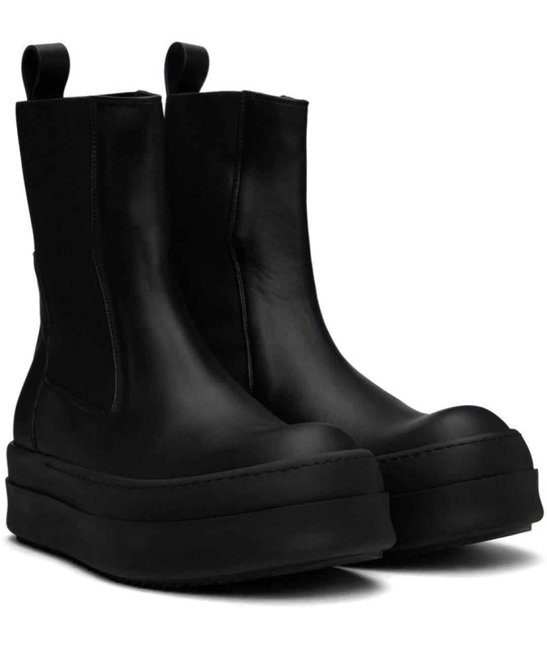 RICK OWENS Черные ботинки, фото 5