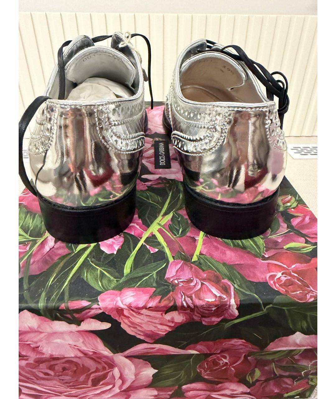 DOLCE&GABBANA Кожаные брогги и оксфорды, фото 4