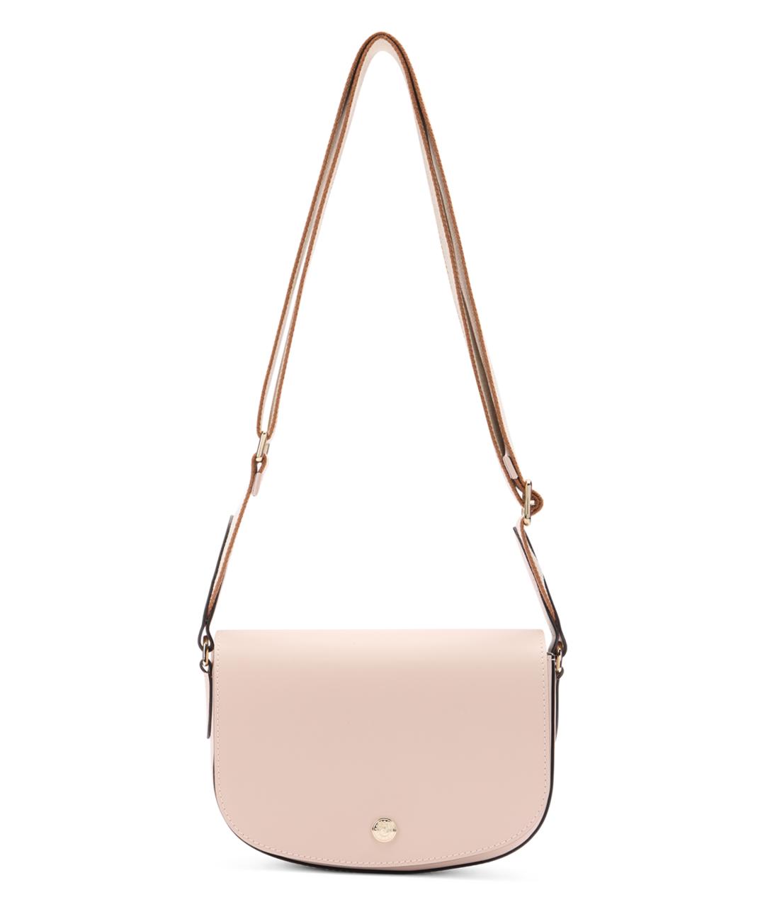 LONGCHAMP Розовая кожаная сумка через плечо, фото 2