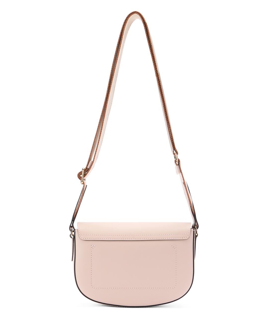 LONGCHAMP Розовая кожаная сумка через плечо, фото 4