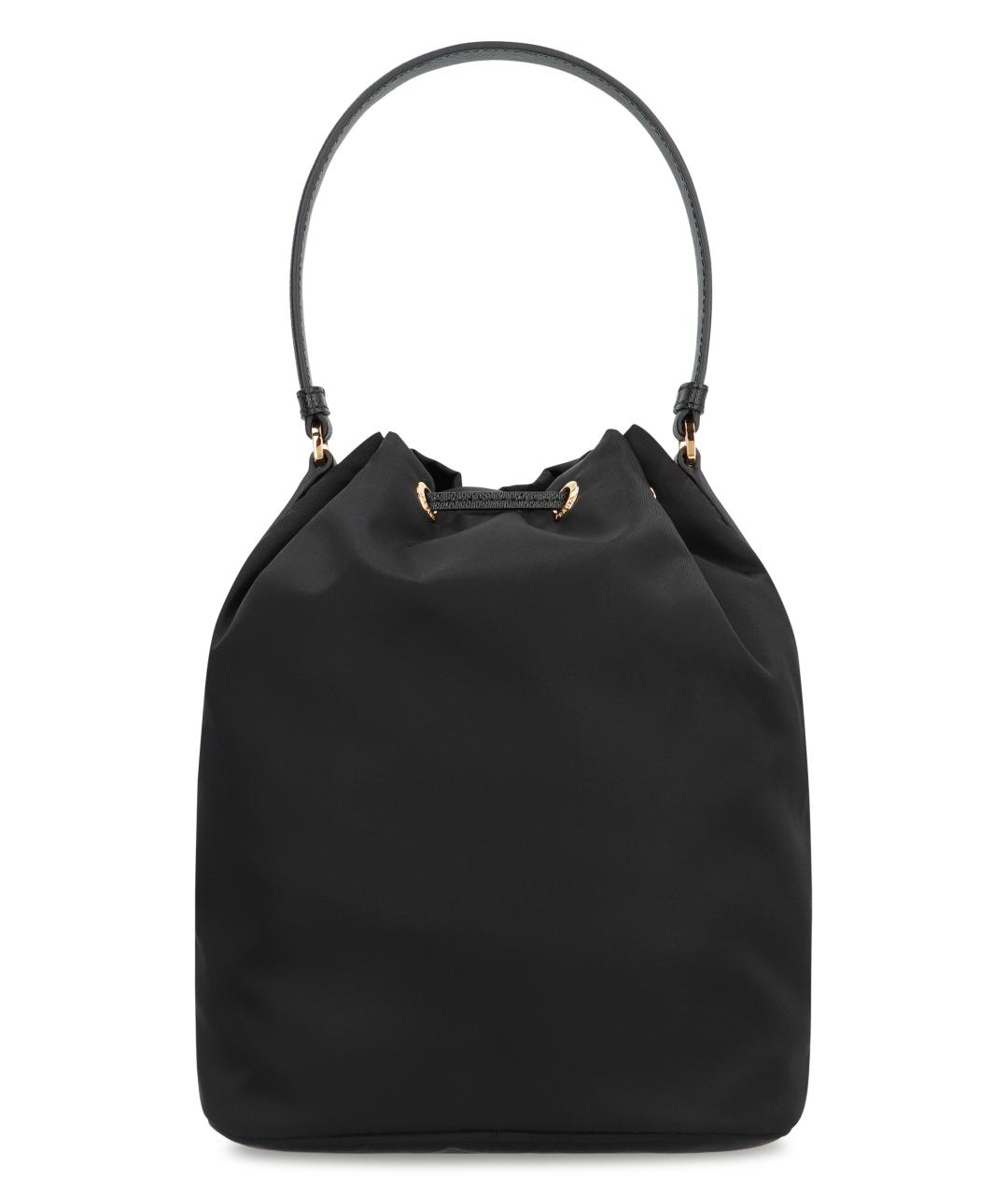 PRADA Черная нейлоновая сумка с короткими ручками, фото 3