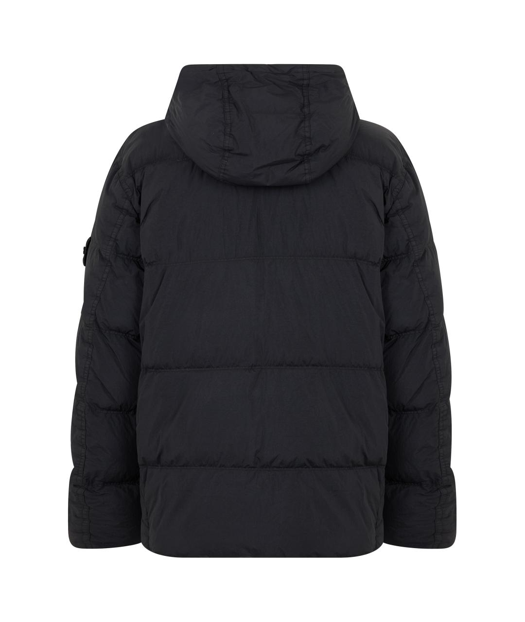 STONE ISLAND Синий полиамидовый пуховик, фото 2