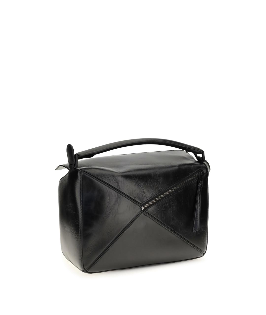 LOEWE Черная кожаная сумка на плечо, фото 3