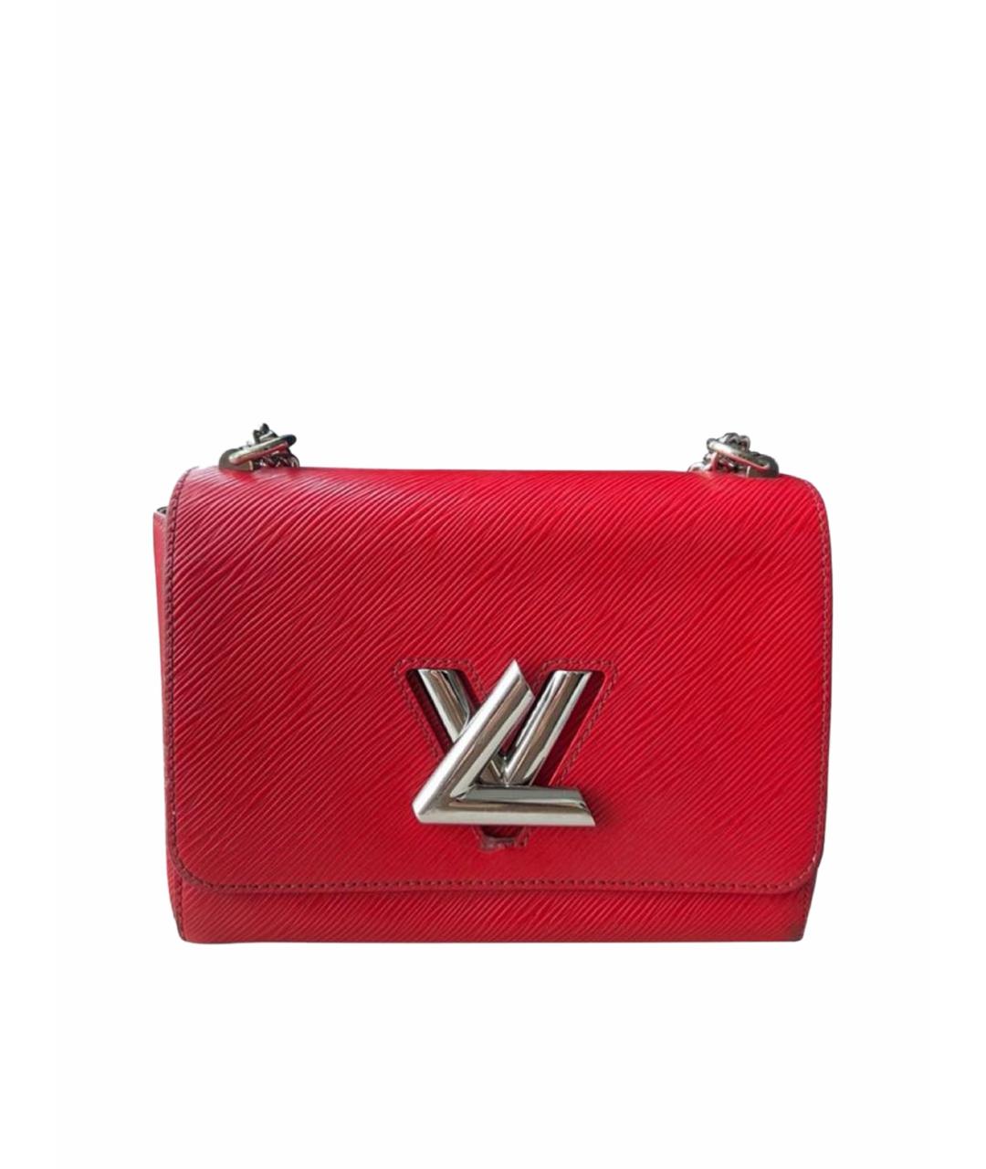 LOUIS VUITTON Красная кожаная сумка через плечо, фото 1