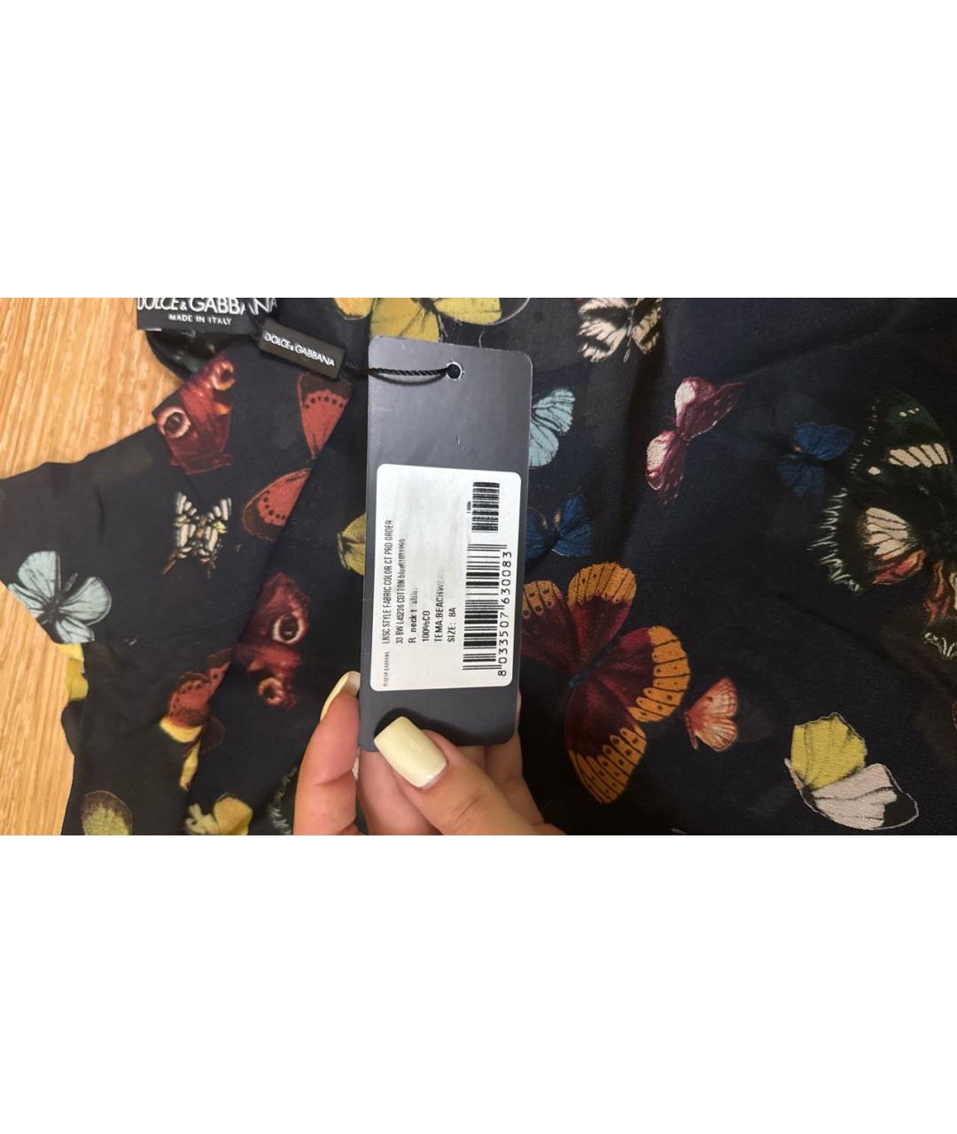 DOLCE&GABBANA Мульти хлопковая блузы, фото 5