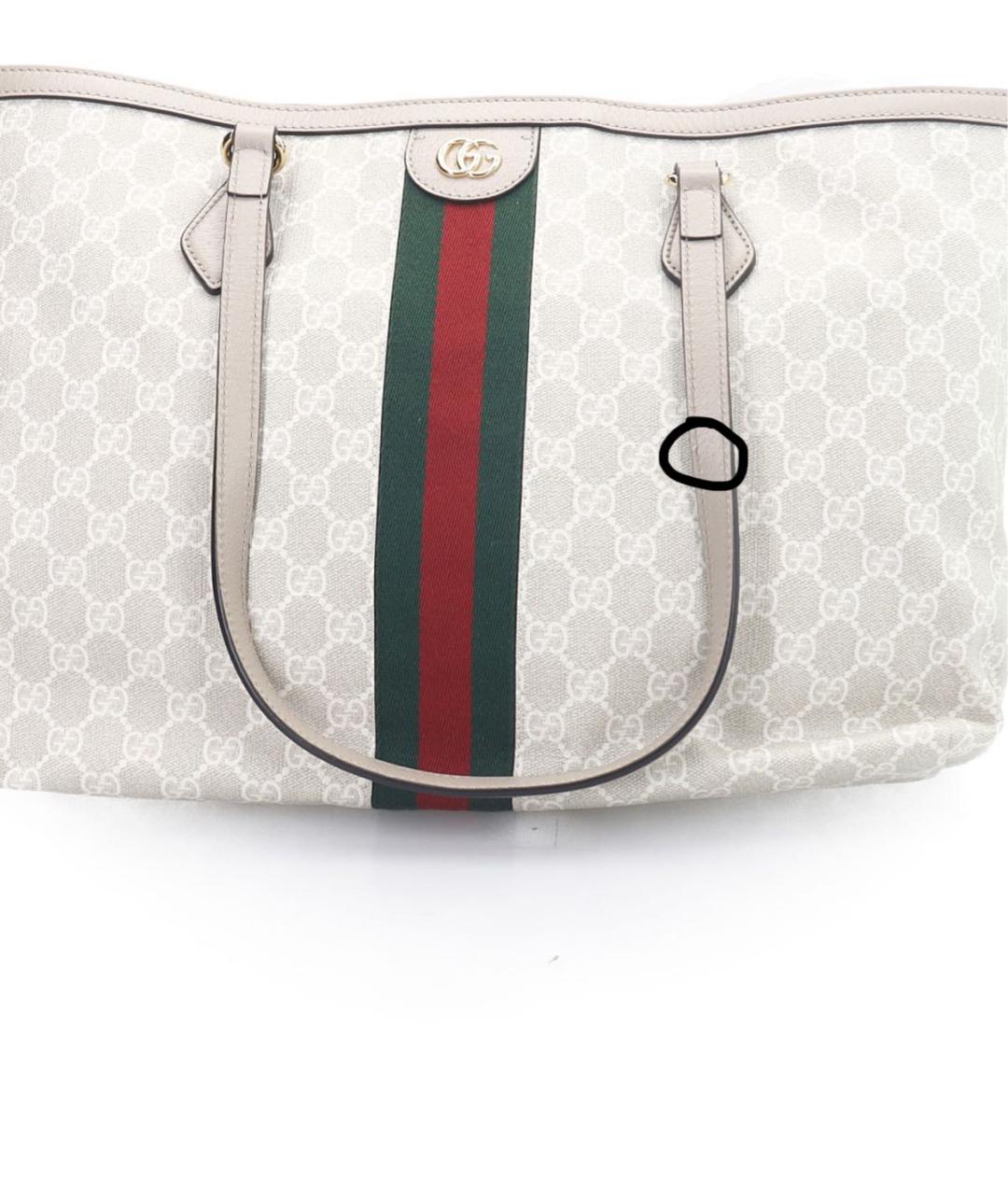 GUCCI Бежевая сумка тоут, фото 7