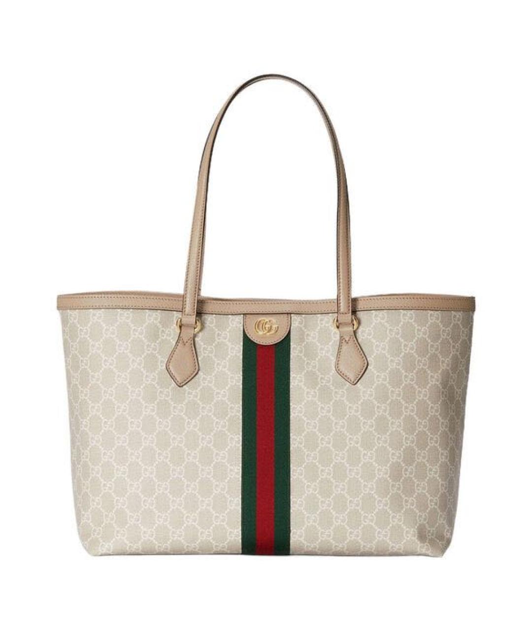 GUCCI Бежевая сумка тоут, фото 2