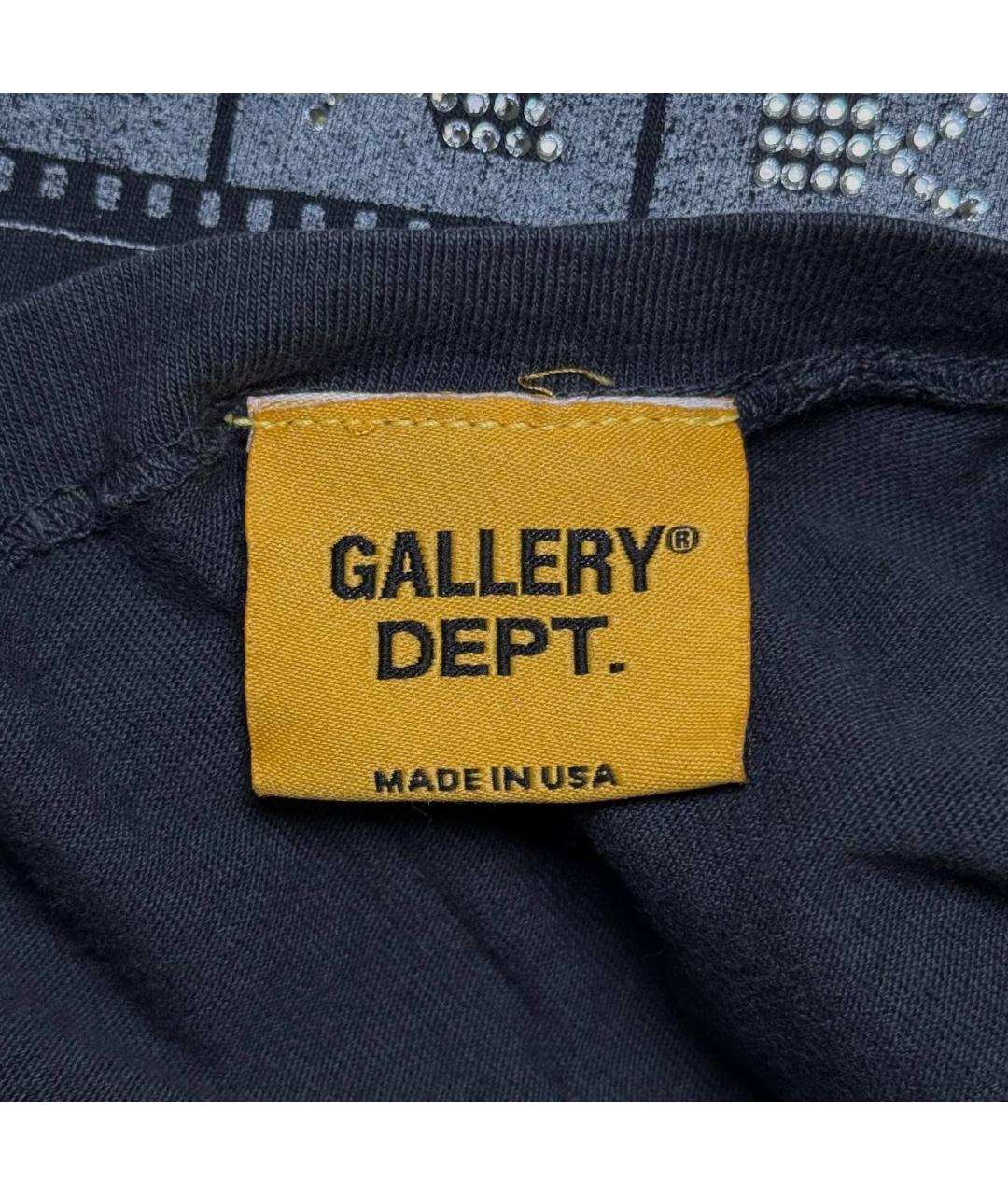 Gallery Dept Антрацитовая хлопковая футболка, фото 9