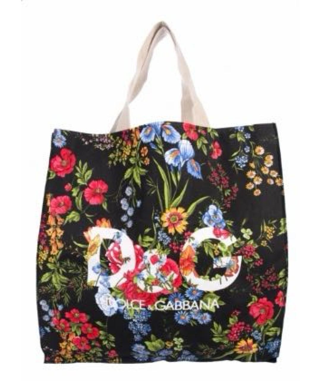 DOLCE&GABBANA Мульти хлопковая сумка тоут, фото 9