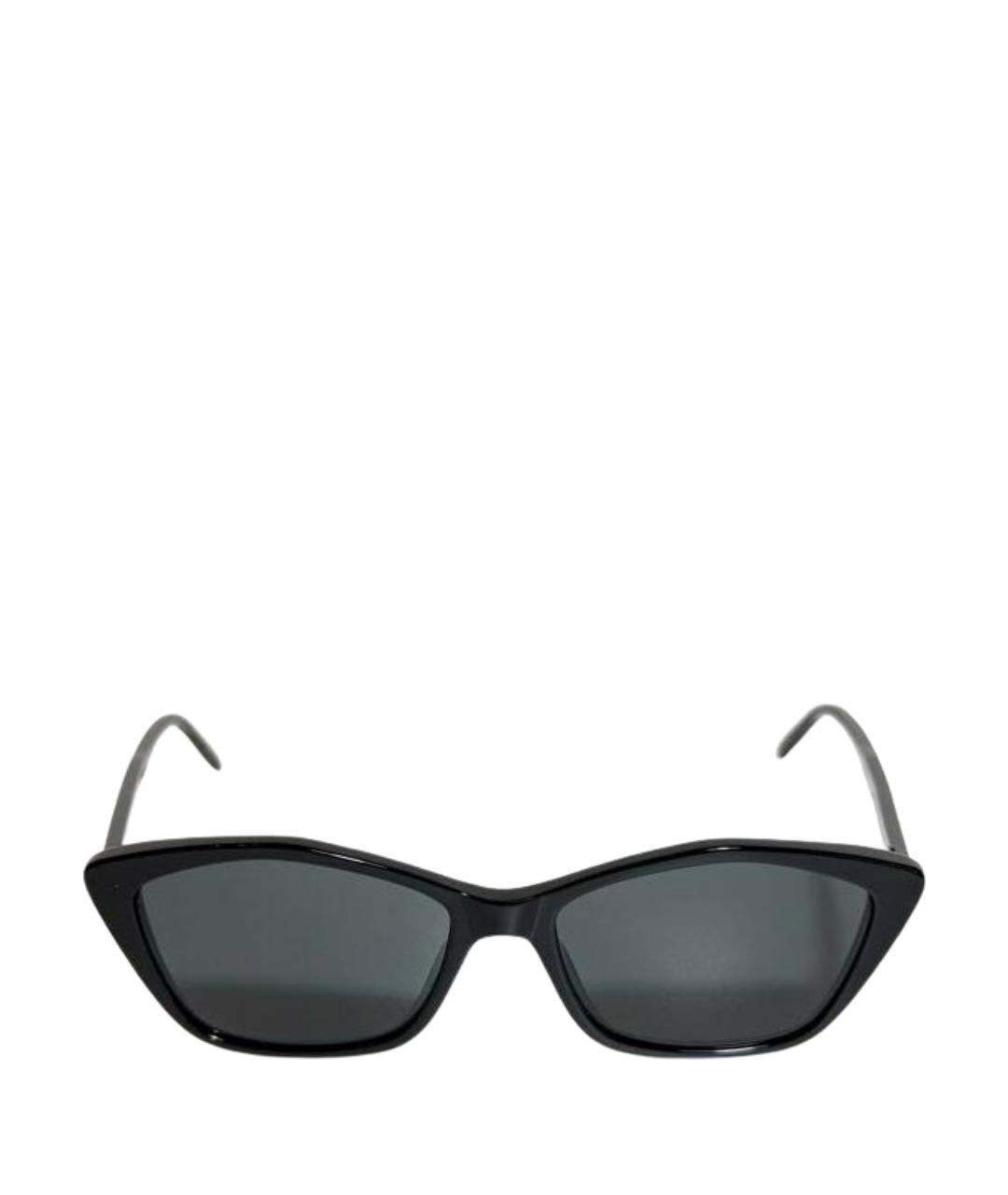 SAINT LAURENT Черные пластиковые солнцезащитные очки, фото 1
