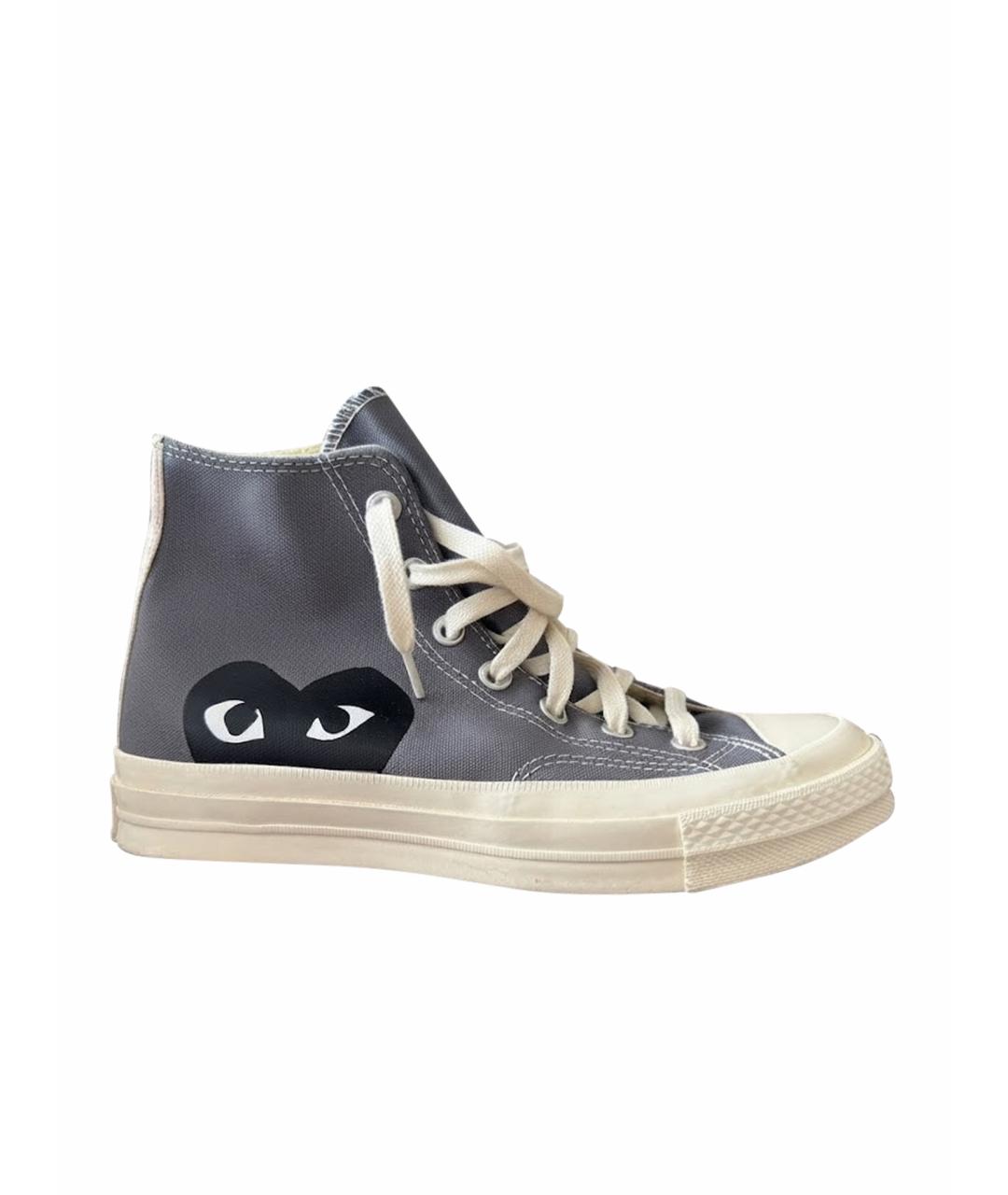 CONVERSE Антрацитовые текстильные кеды, фото 1