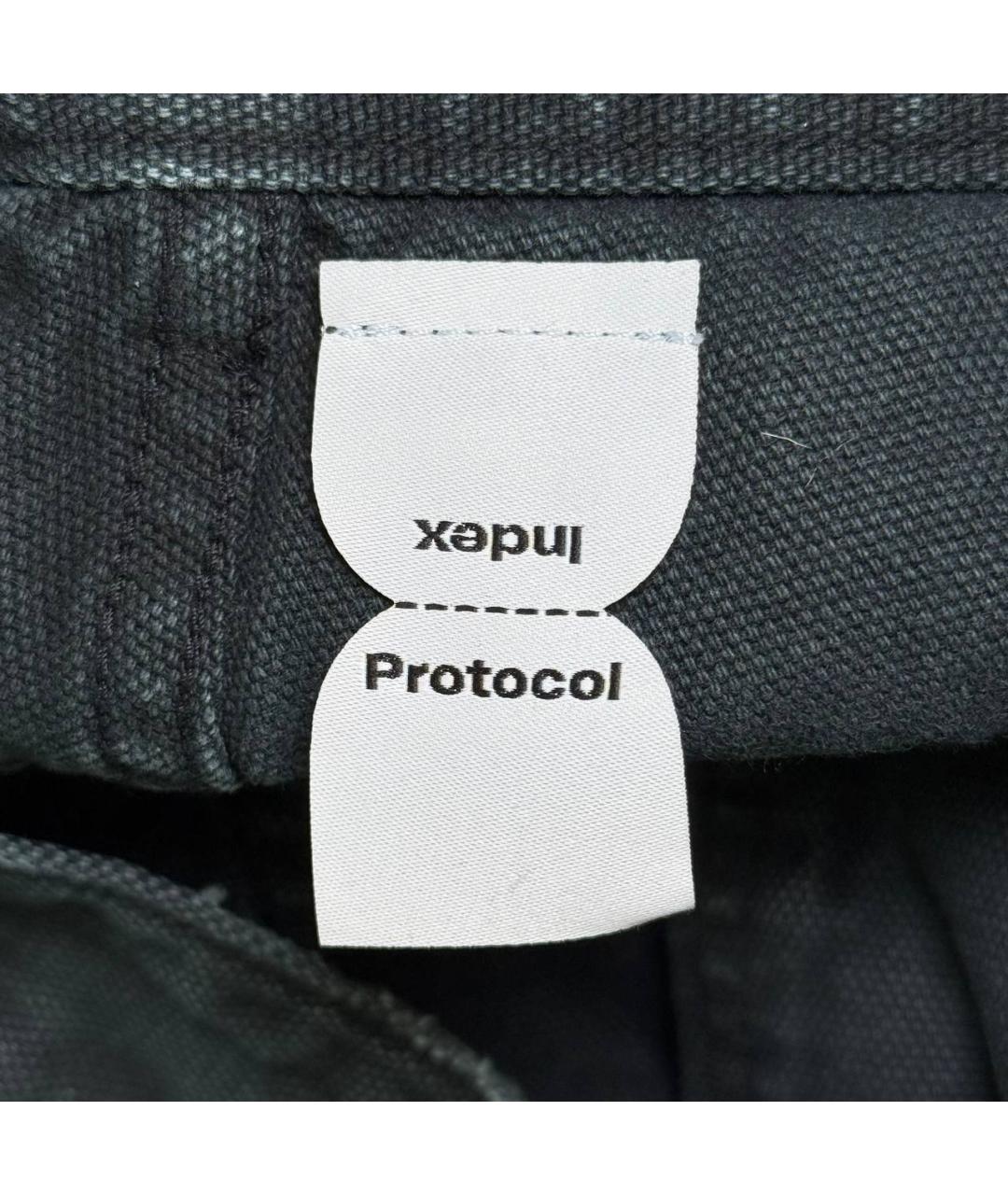 PROTOCOL INDEX Синие прямые джинсы, фото 6