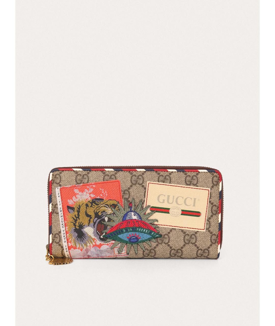 GUCCI Коричневый кошелек, фото 9
