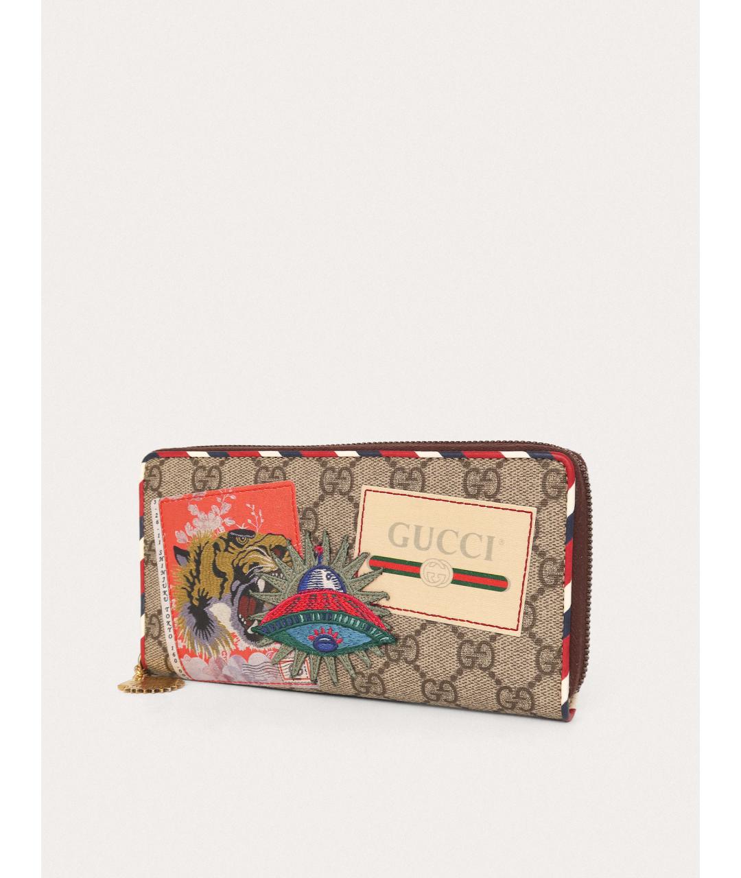 GUCCI Коричневый кошелек, фото 2