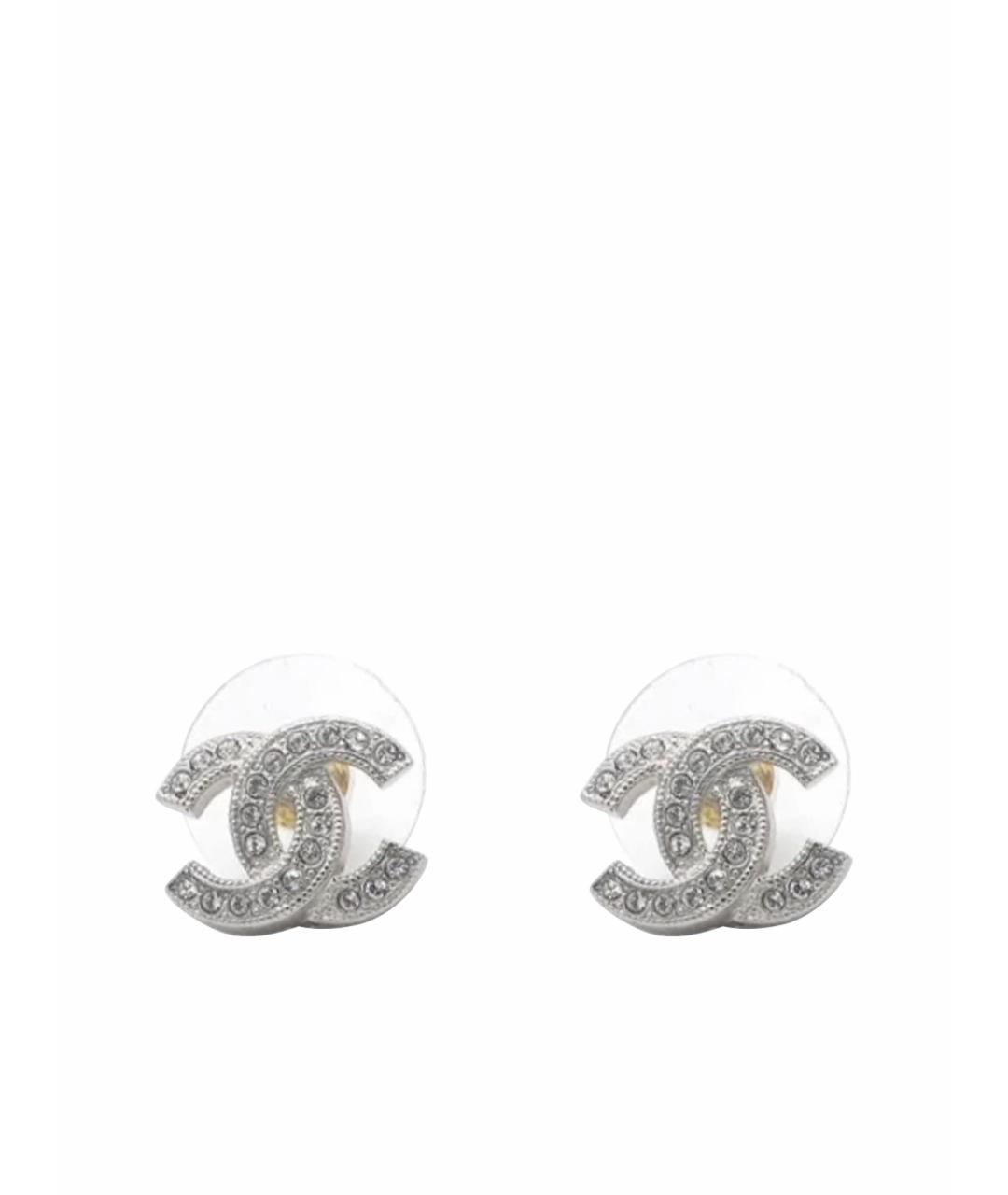 CHANEL Серебряные серебряные серьги, фото 1