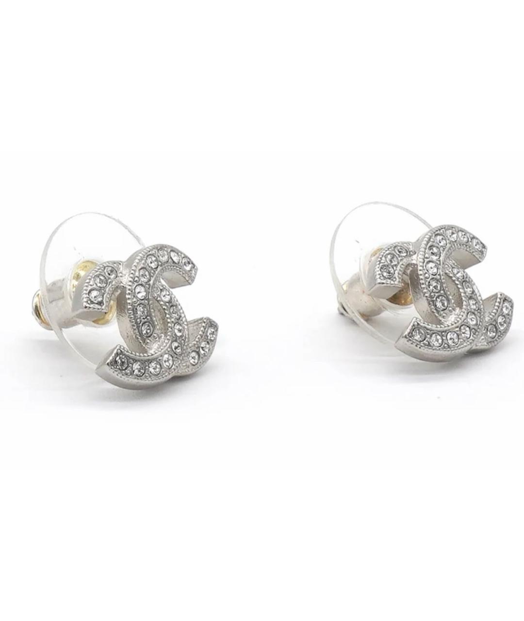 CHANEL Серебряные серебряные серьги, фото 2