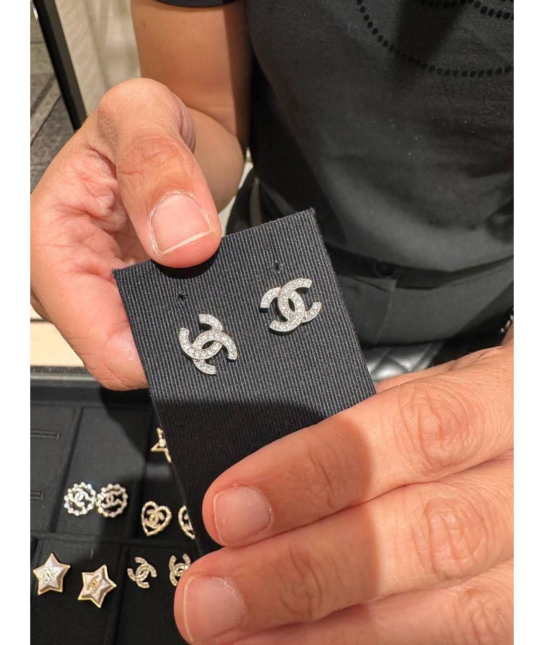 CHANEL Серебряные серебряные серьги, фото 6