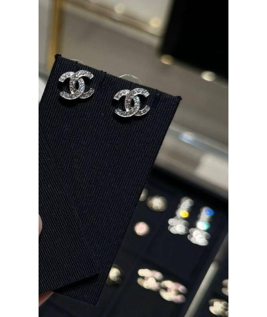 CHANEL Серебряные серебряные серьги, фото 5