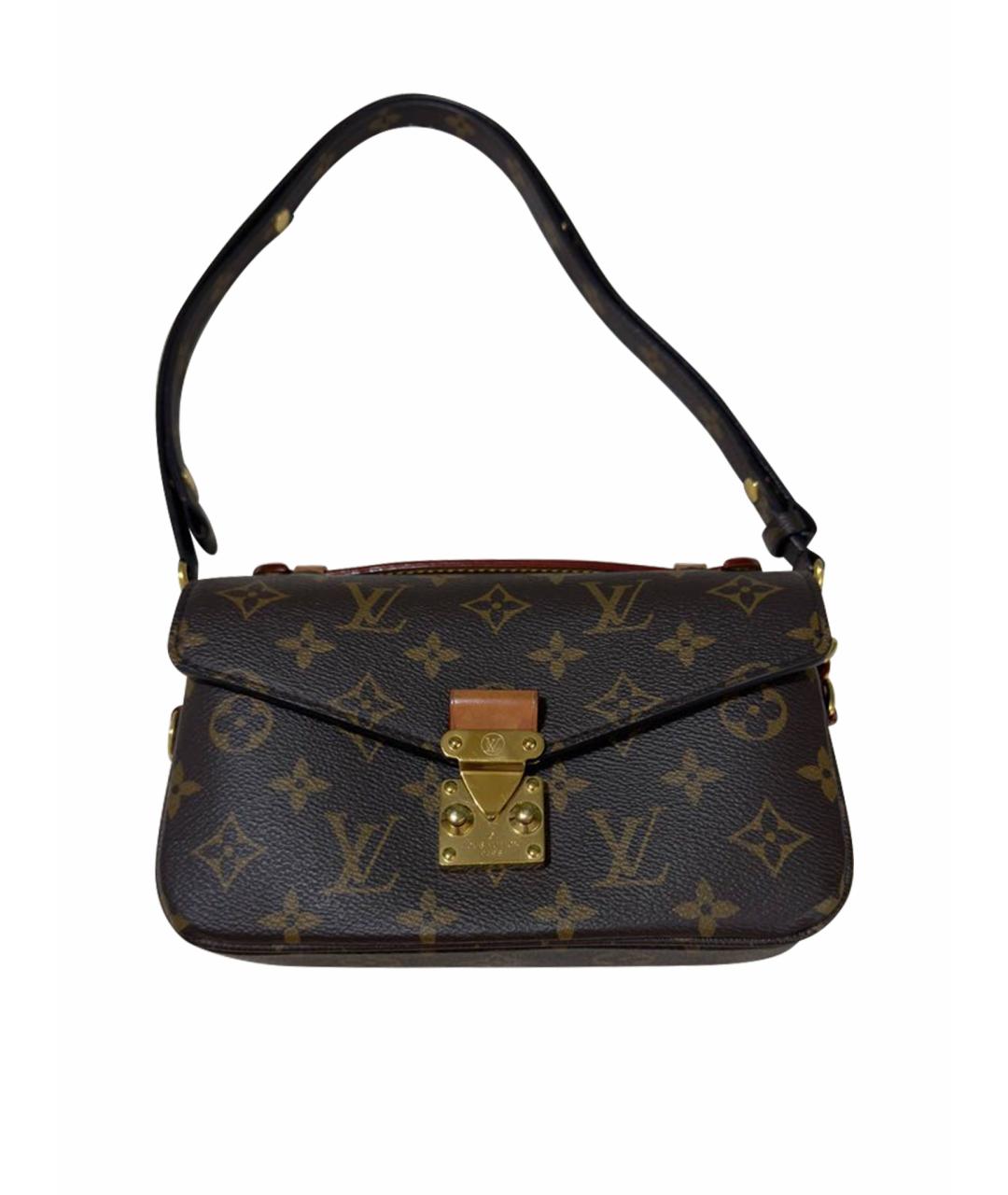 LOUIS VUITTON Коричневая канва сумка через плечо, фото 1