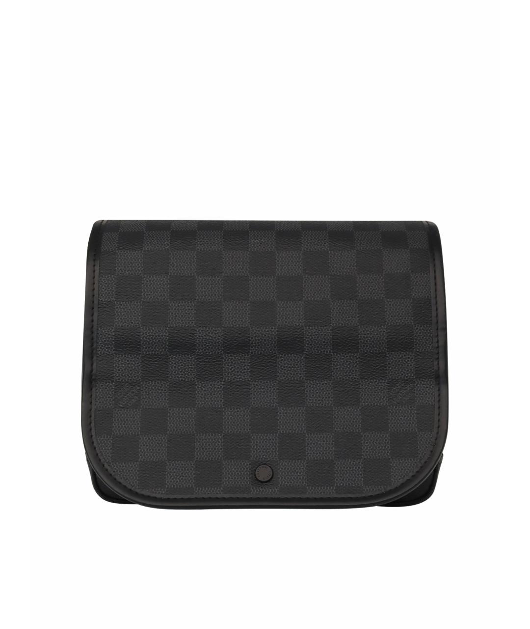 LOUIS VUITTON Черная барсетка, фото 1
