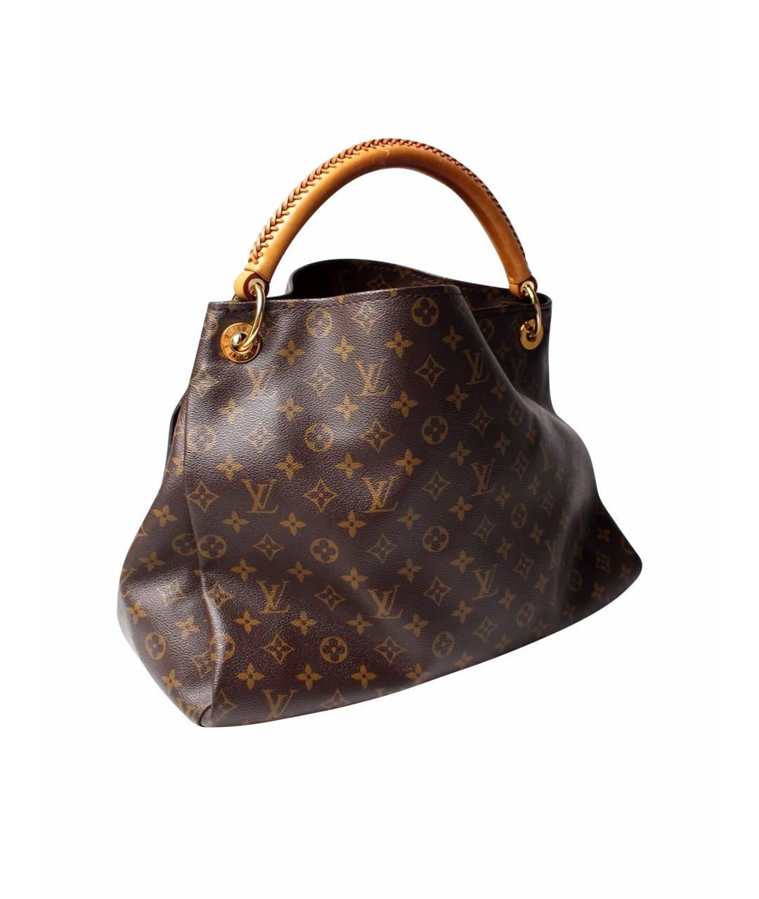 LOUIS VUITTON Коричневая канва сумка тоут, фото 1