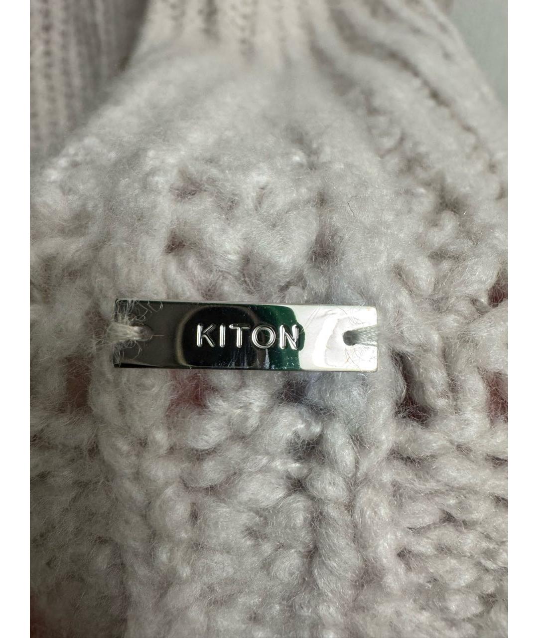 KITON Розовый кашемировый кардиган, фото 7