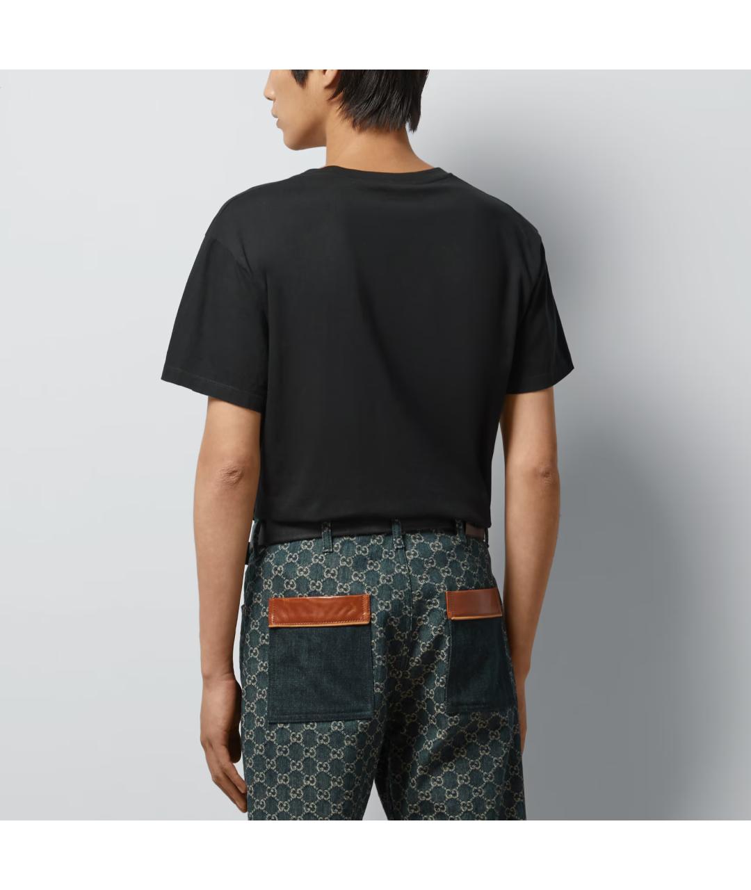 GUCCI Черная футболка, фото 5
