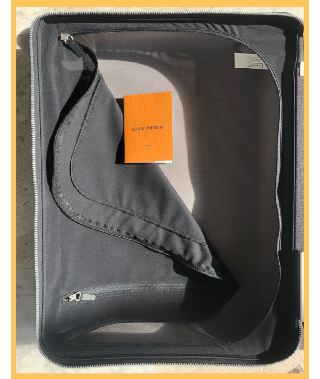 LOUIS VUITTON PRE-OWNED Черный кожаный чемодан, фото 6