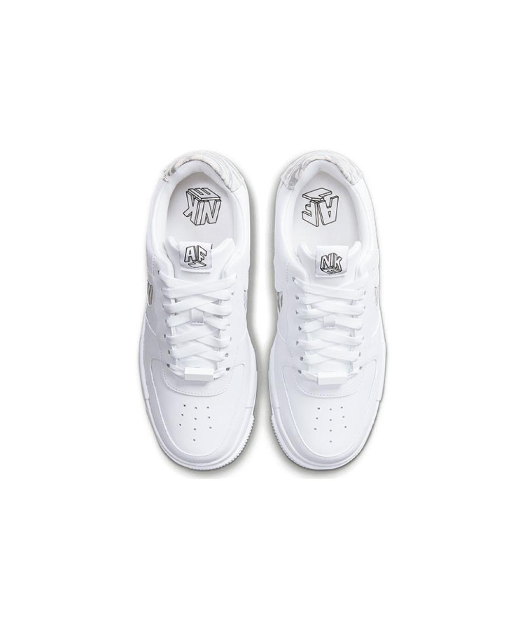 NIKE Белые кожаные кроссовки, фото 4