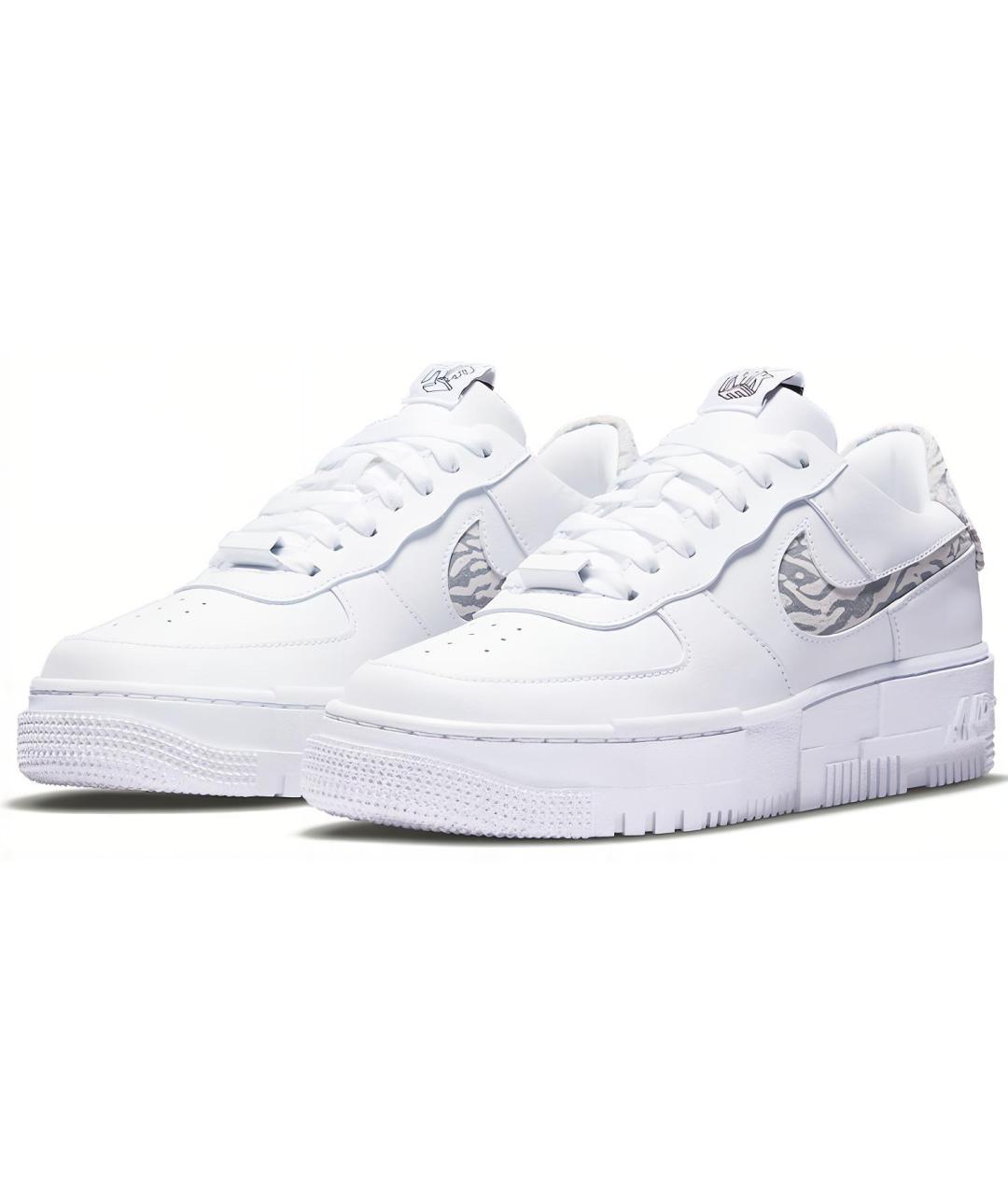NIKE Белые кожаные кроссовки, фото 3