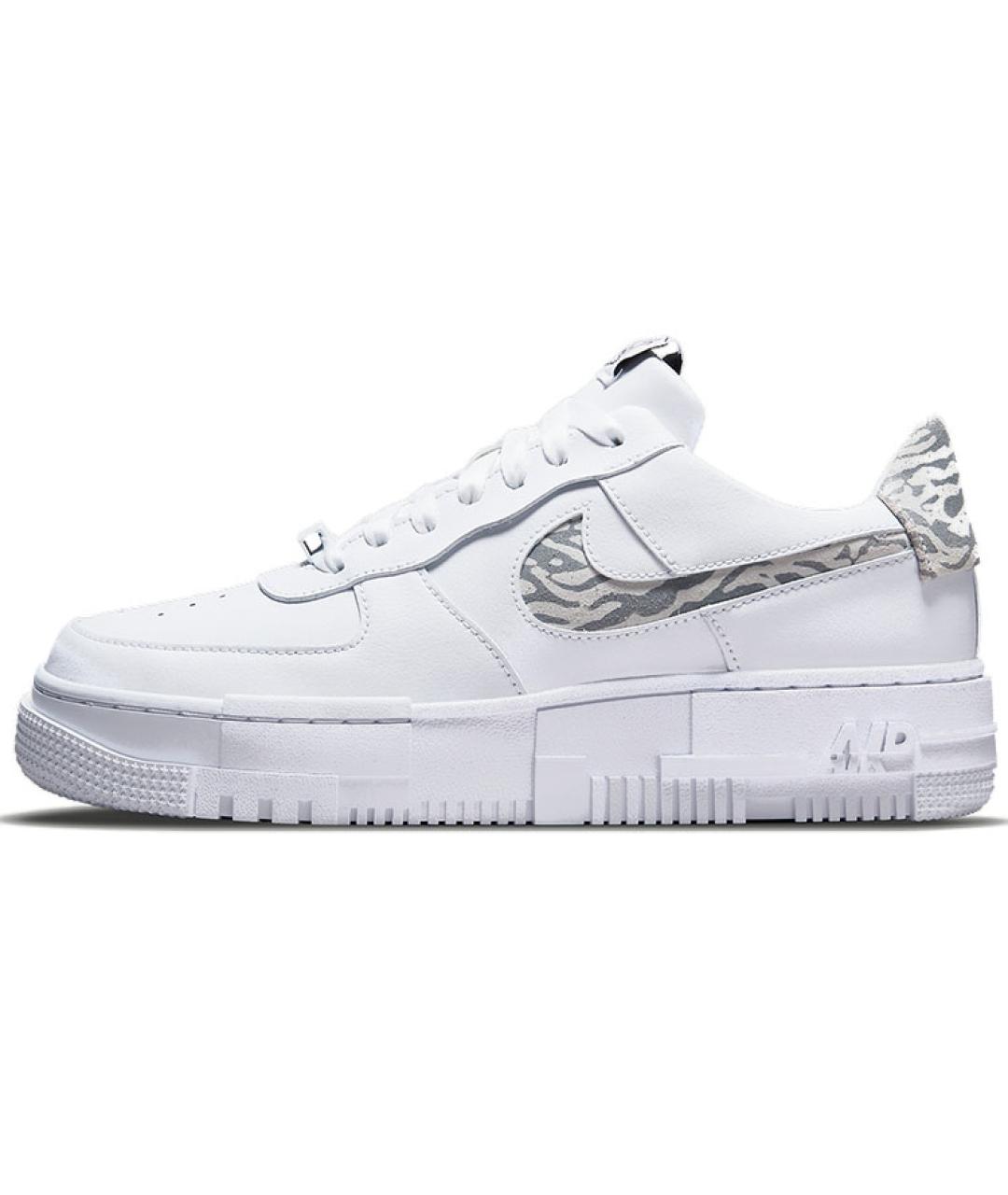 NIKE Белые кожаные кроссовки, фото 2