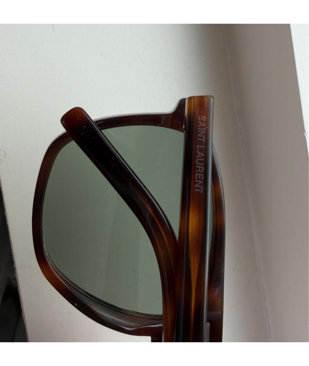 SAINT LAURENT Мульти пластиковые солнцезащитные очки, фото 6